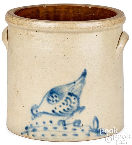 NEW YORK STONEWARE CROCK 19TH 2faf138