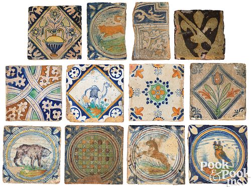 TWELVE DELFTWARE AND EARTHENWARE 2faf293