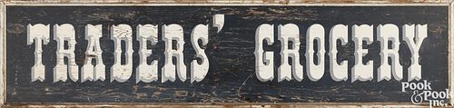 LARGE PAINTED TRADE SIGN, EARLY TO MID