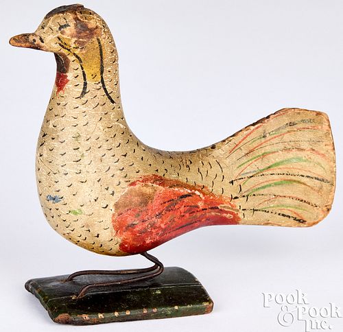 CARVED AND PAINTED BIRD EARLY 2faf3f8