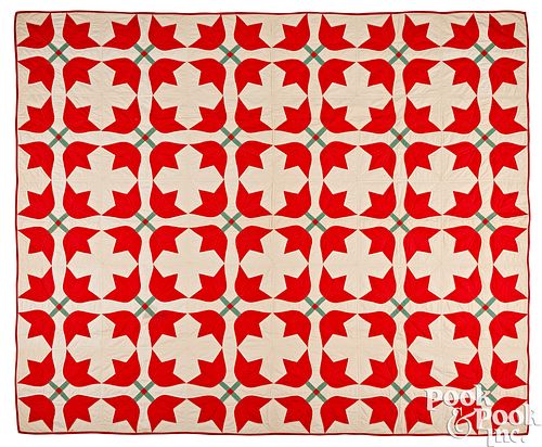 APPLIQU TULIP QUILT EARLY TO 2faf518
