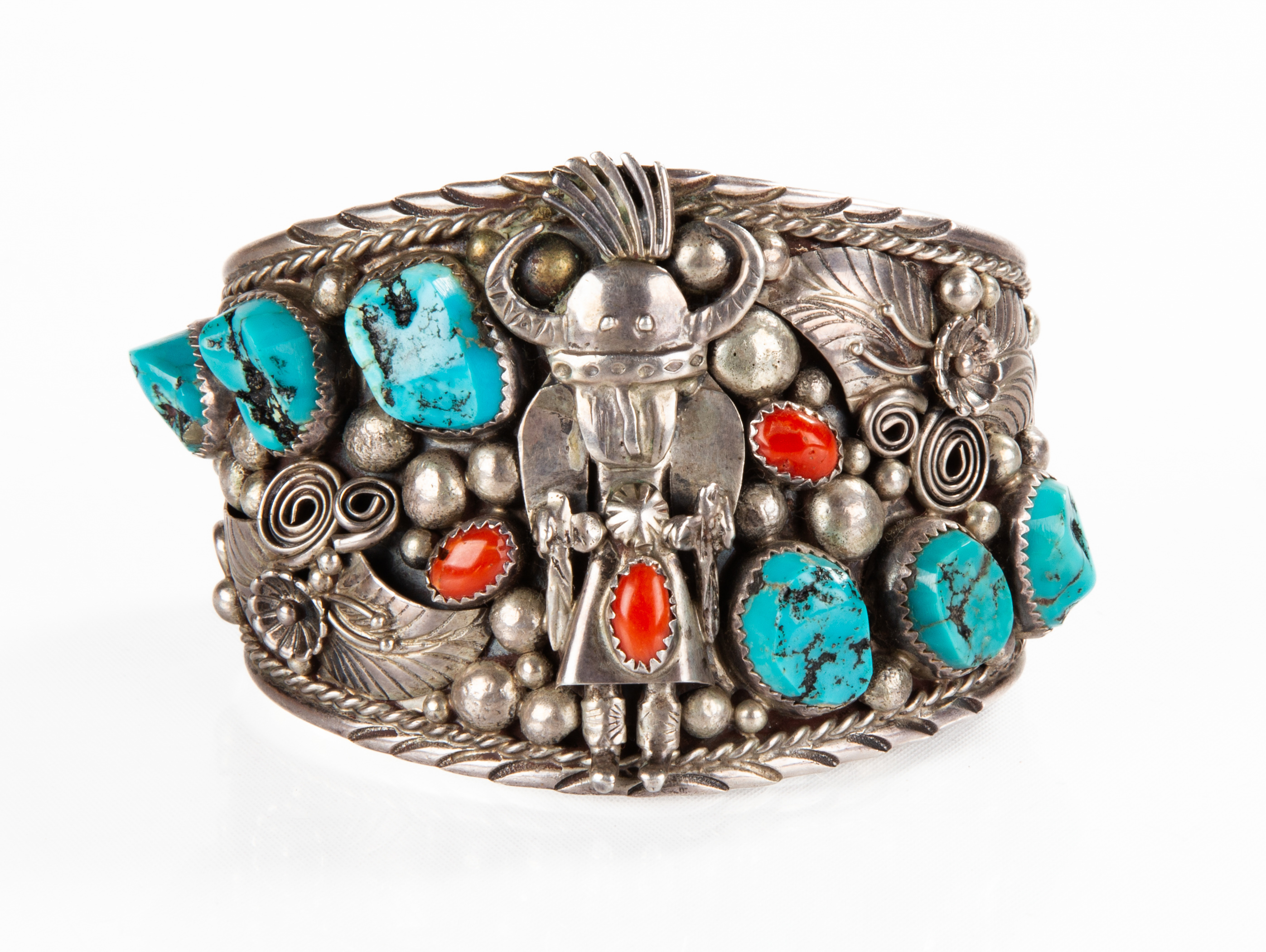 C & P HANNAWEEKE ZUNI TURQUOISE & CORAL