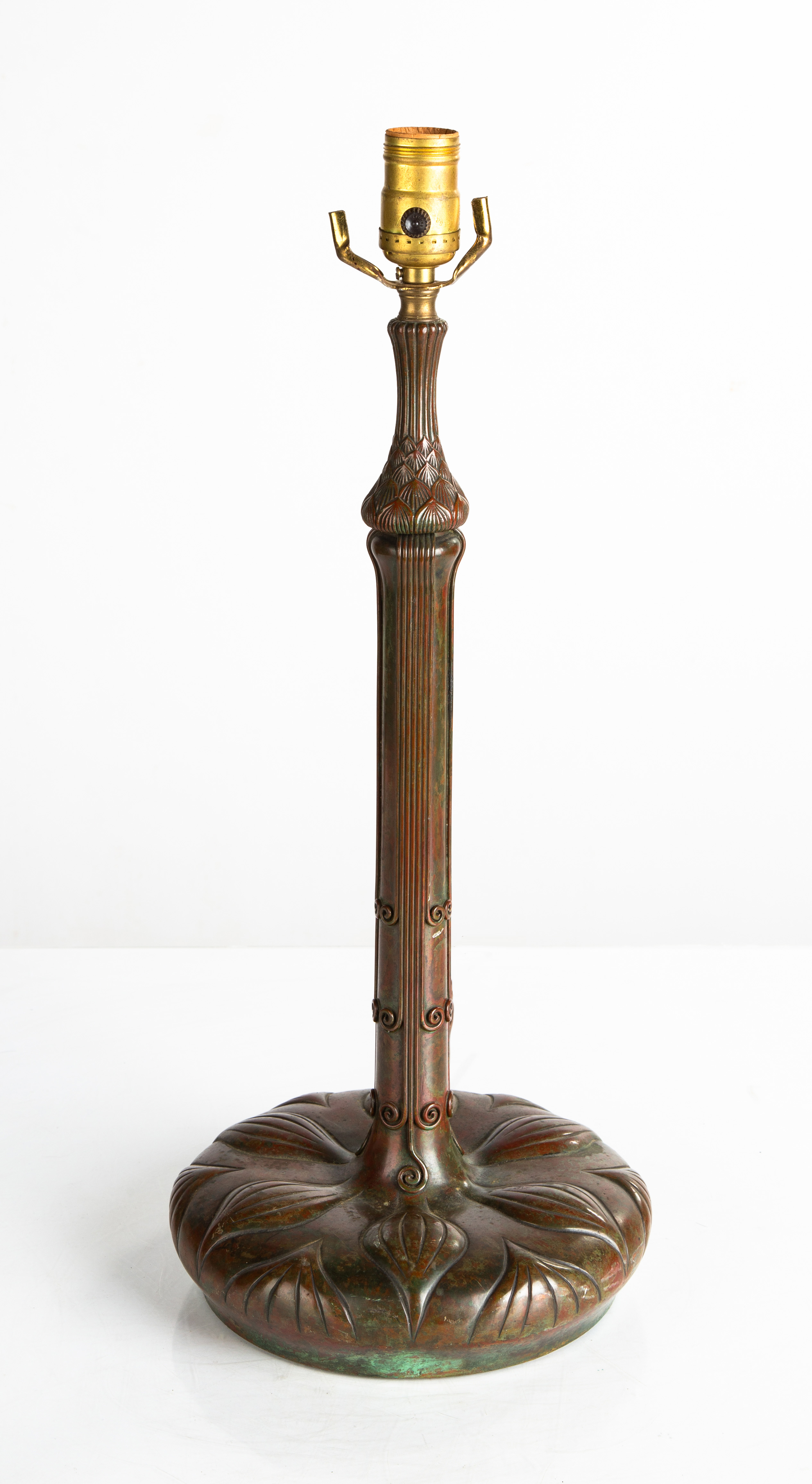 TIFFANY STUDIOS LAMP BASE Circa 1905,