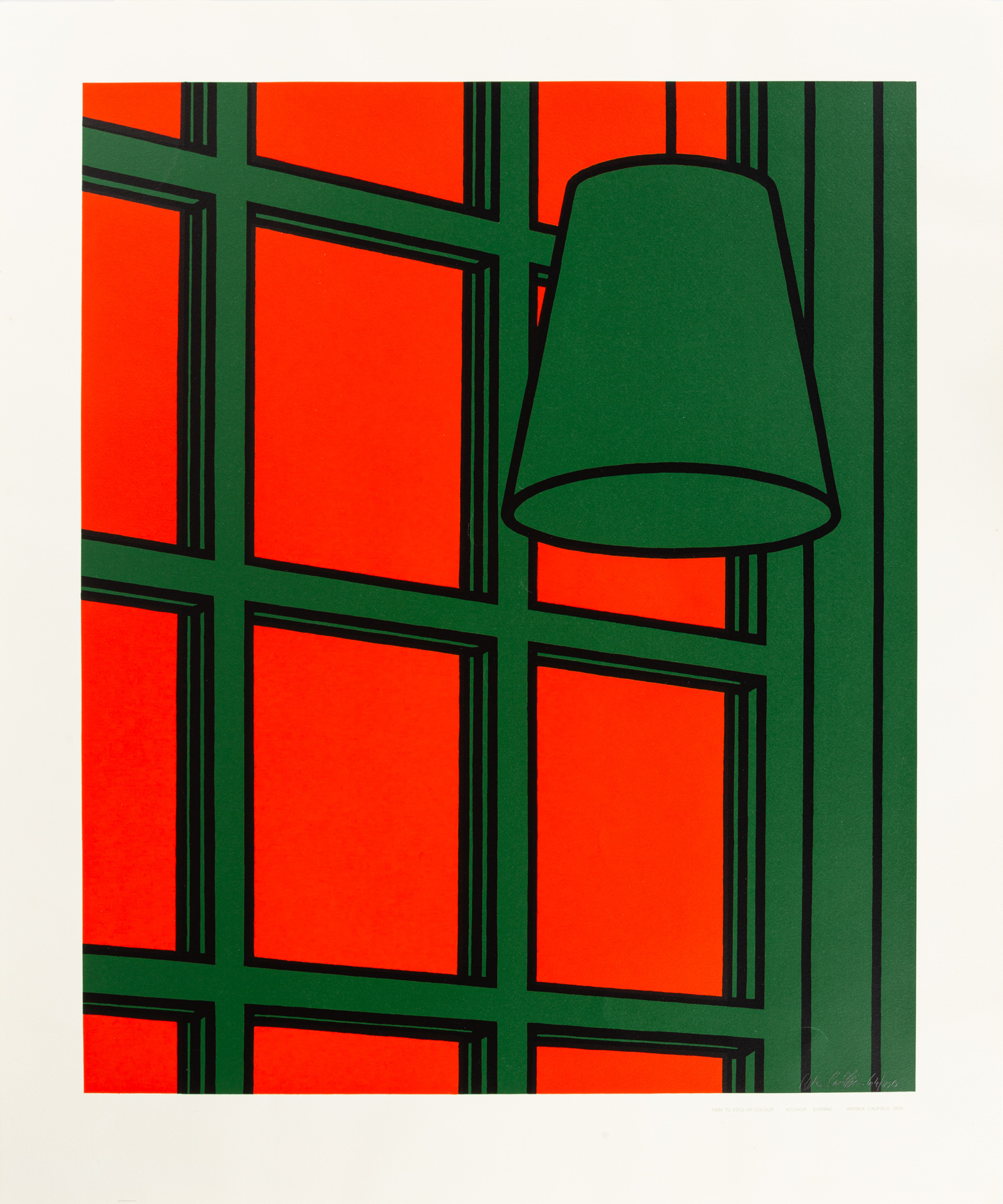 PATRICK CAULFIELD BRITISH 1936 2005  2faf68d