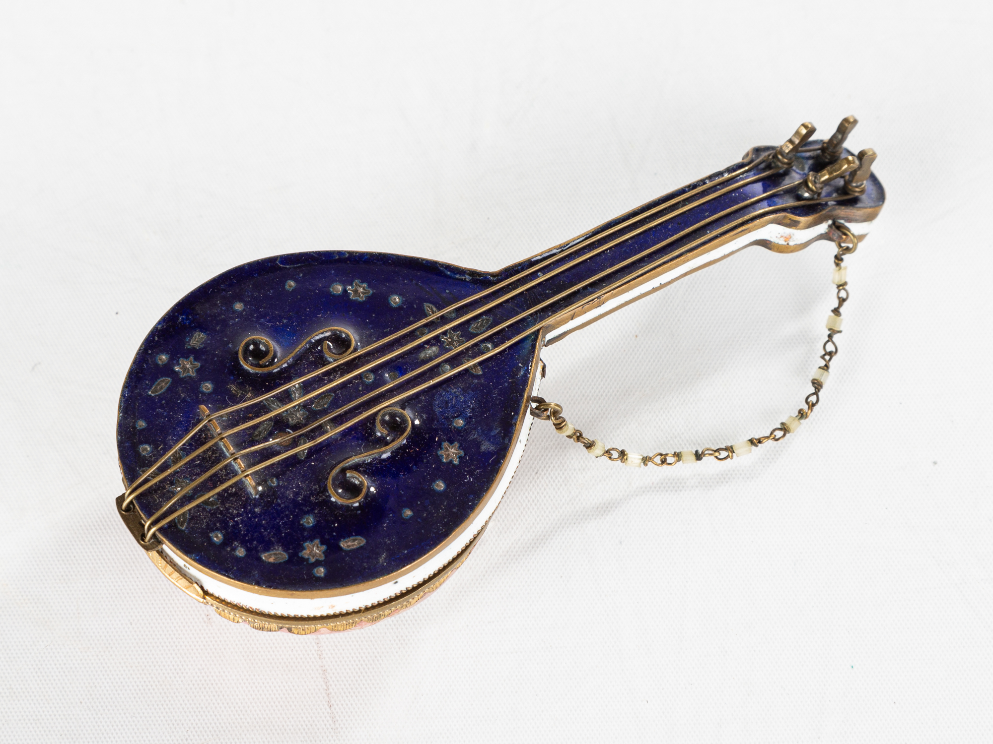 AUSTRIAN VIENNESE ENAMEL GUITAR 2faf6b3