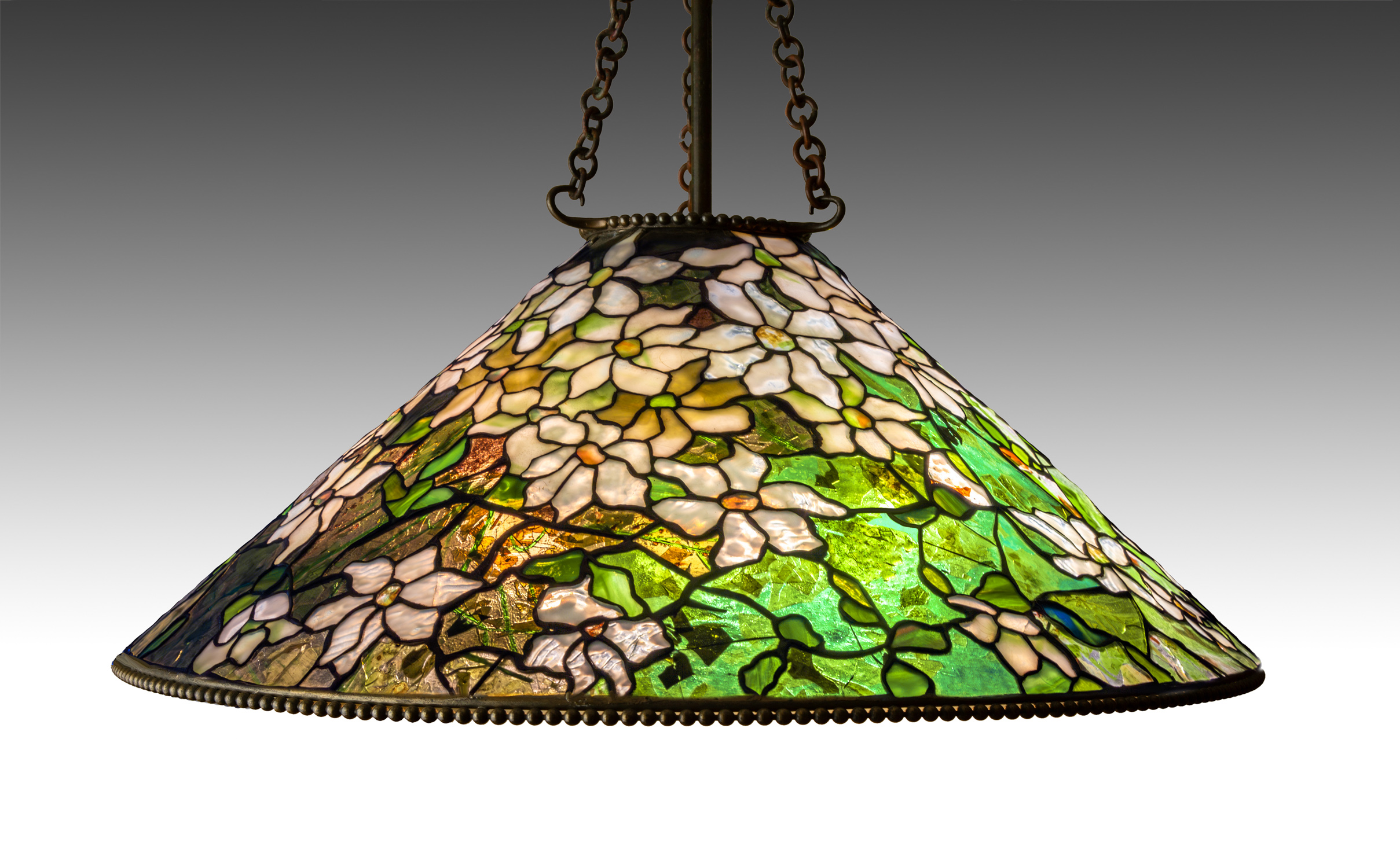 A FINE TIFFANY STUDIOS CLEMATIS 2faf6b6