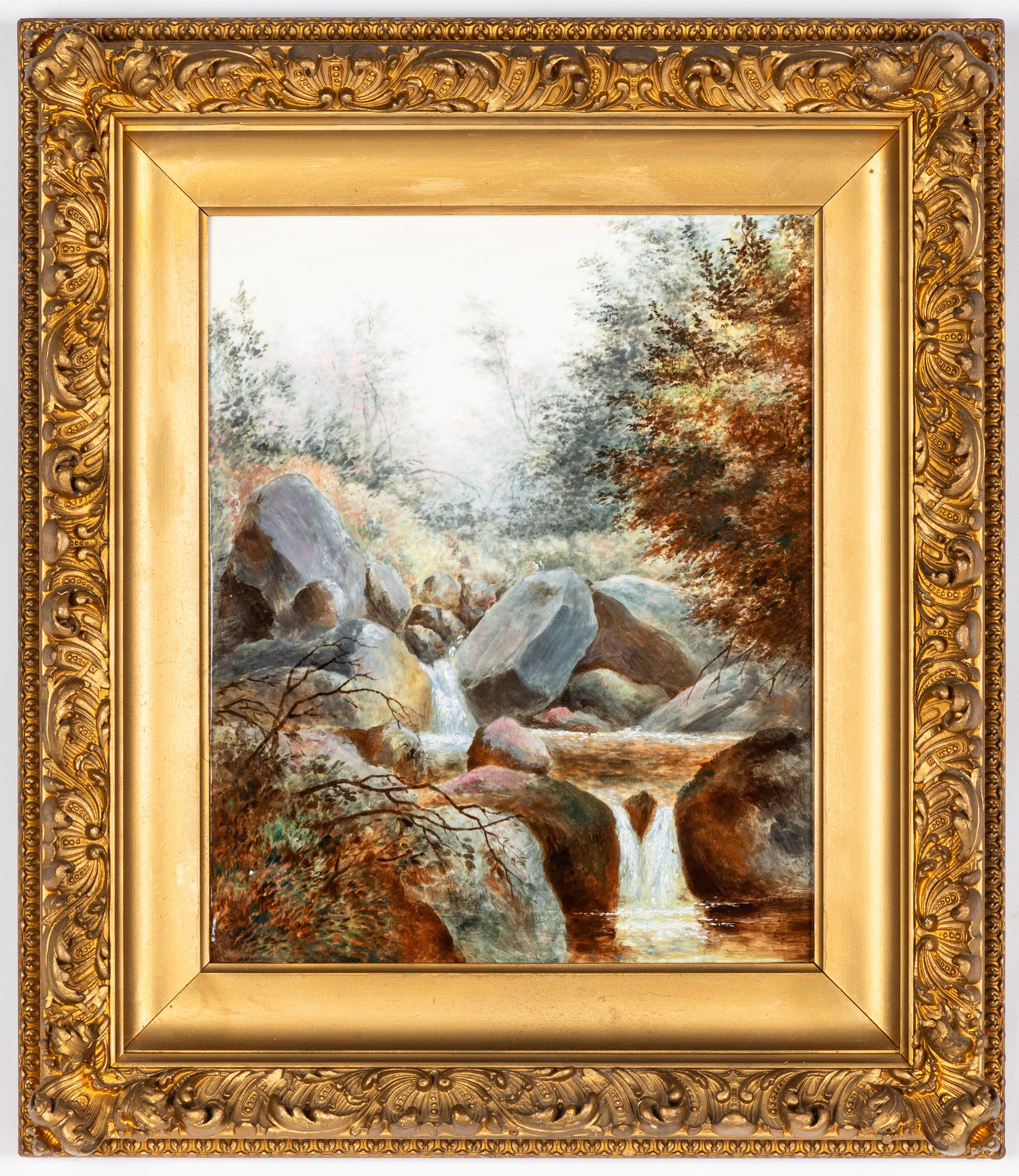 CONTINENTAL PORCELAIN PLAQUE LANDSCAPE 2faf65f