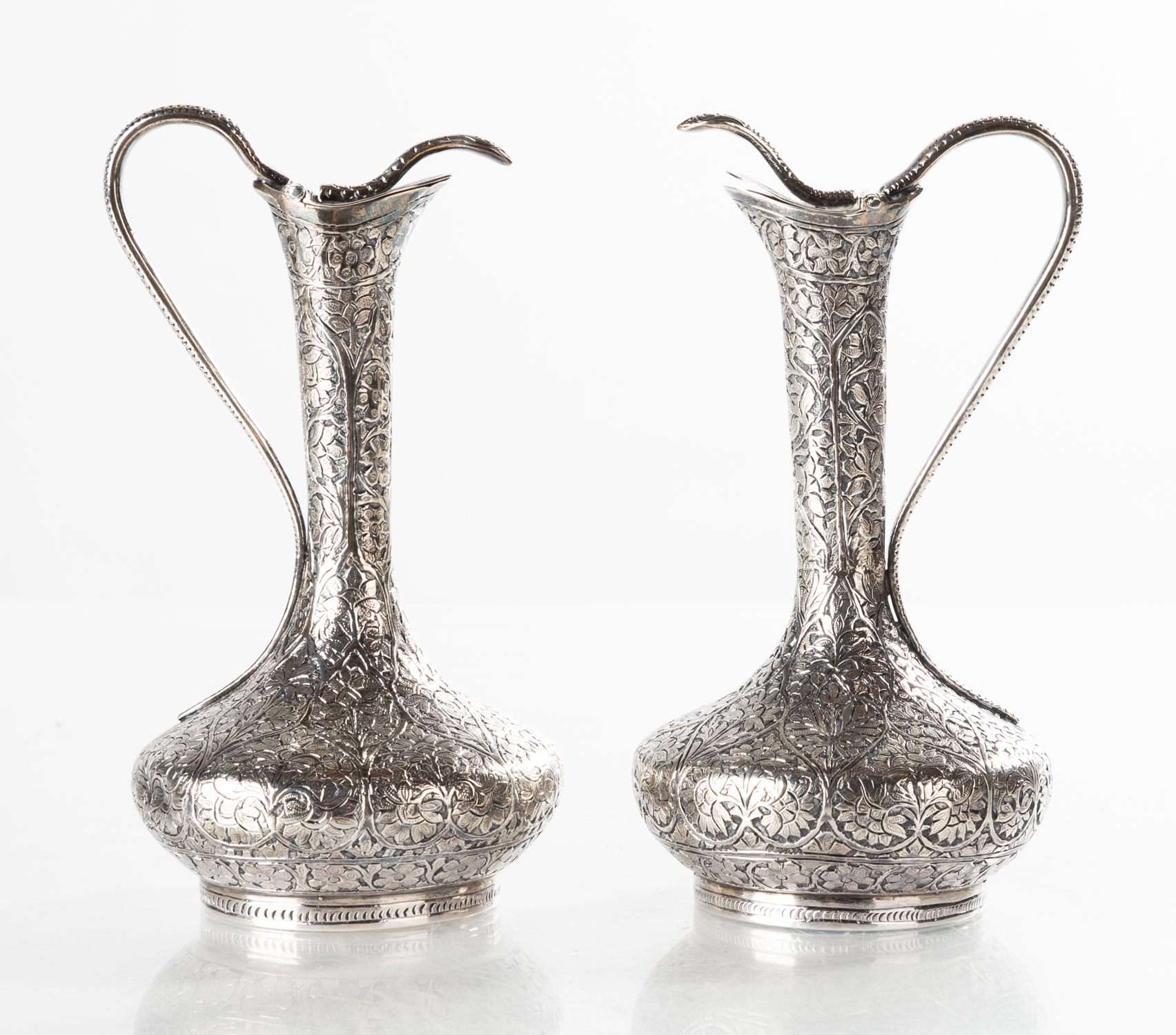 PAIR OF DIMINUTIVE PERSIAN SILVER 2faf79b