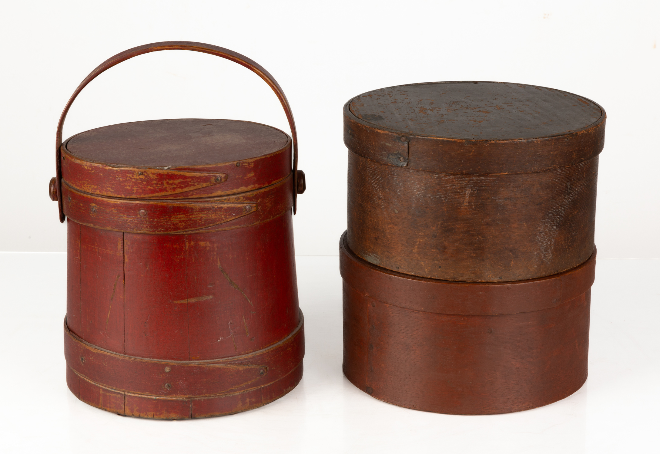 TWO ROUND PANTRY BOXES FIRKIN 2faf82b