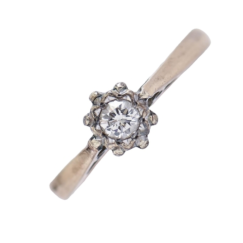 A diamond ring in 9ct gold Birmingham 2faf8c1