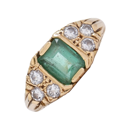 An emerald and diamond ring the 2faf8c6