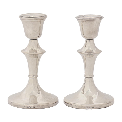A pair of George V silver candlesticks  2fafa0e