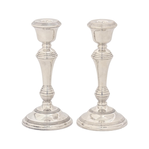 A pair of Elizabeth II silver candlesticks  2fafa1a