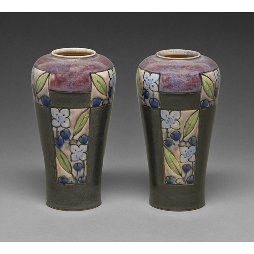 A pair of Doulton Ware vases early 2fafa2d