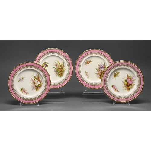 A set of four English porcelain 2fafa4d