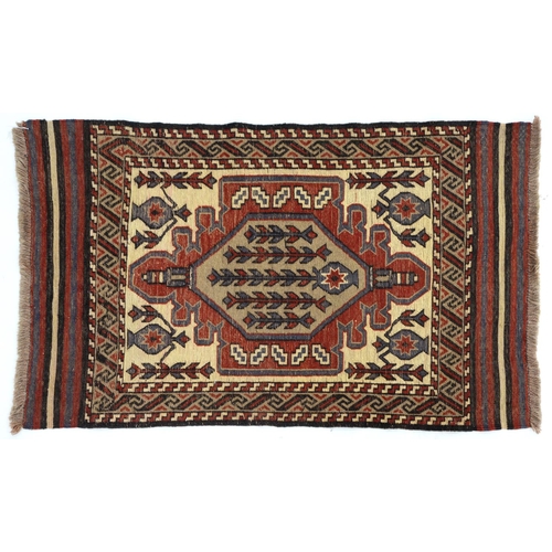 A Turkish Sumak flatweave rug  2fafbde