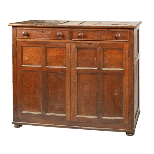 A George III oak cupboard early 2faff8f