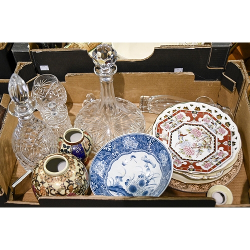 Miscellaneous ceramics and glass, including