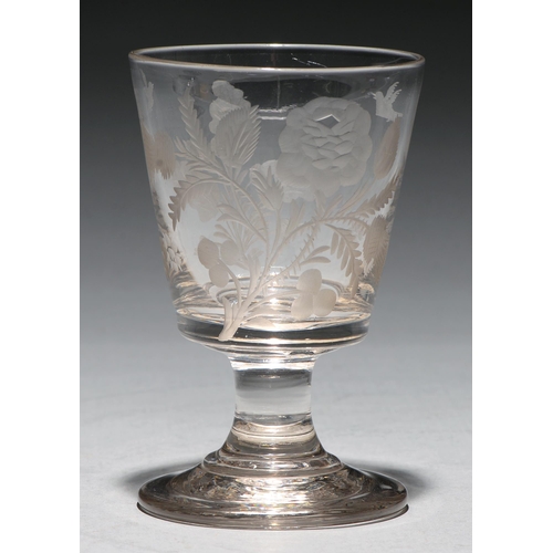 A Victorian glass goblet c1840  2fb00be