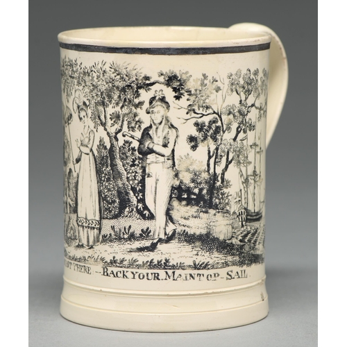 An English creamware mug c1780  2fb0086