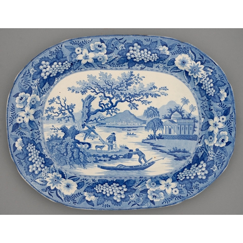 An English blue printed earthenware 2fb0095