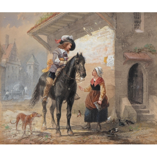 Richard Beavis (1824-1896) - A Cavalier