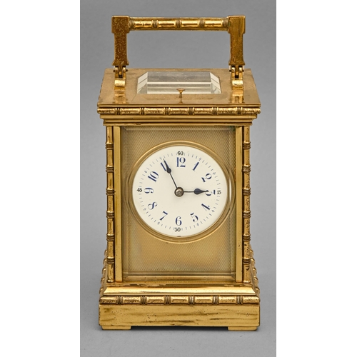 A French brass carriage clock  2fb014f