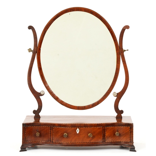 A George III mahogany dressing 2fb0155