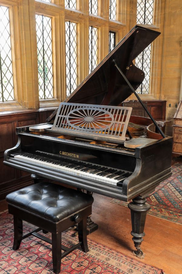 A BOUDOIR GRAND PIANO by “C. Bechstein,