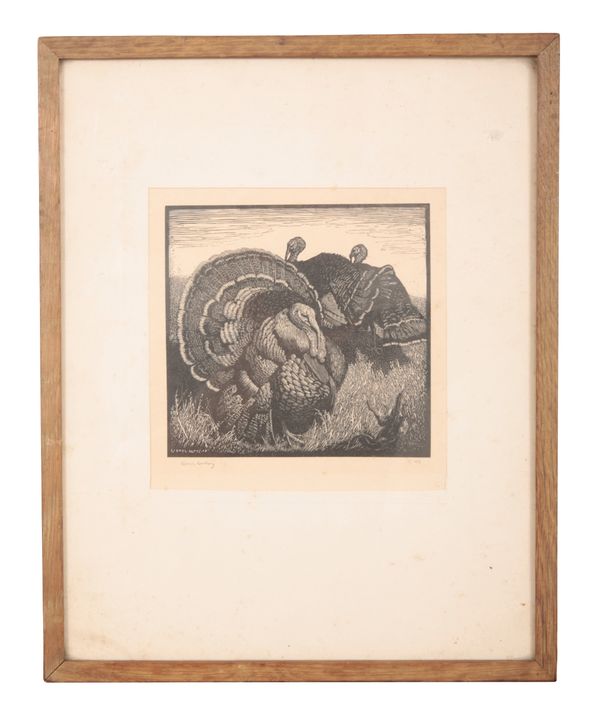 *SIR LIONEL LINDSAY (1874-1961), TURKEYS