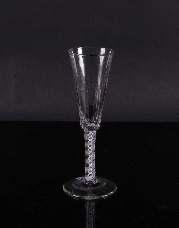 AN OPAQUE TWIST RATAFIA GLASS Circa 2fb02db