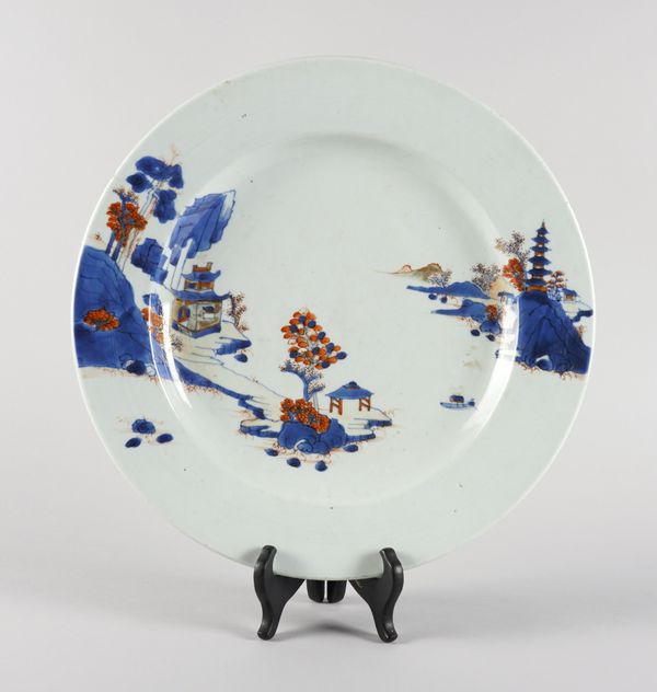 A CHINESE IMARI LARGE PLATE Qianlong 2fb0307