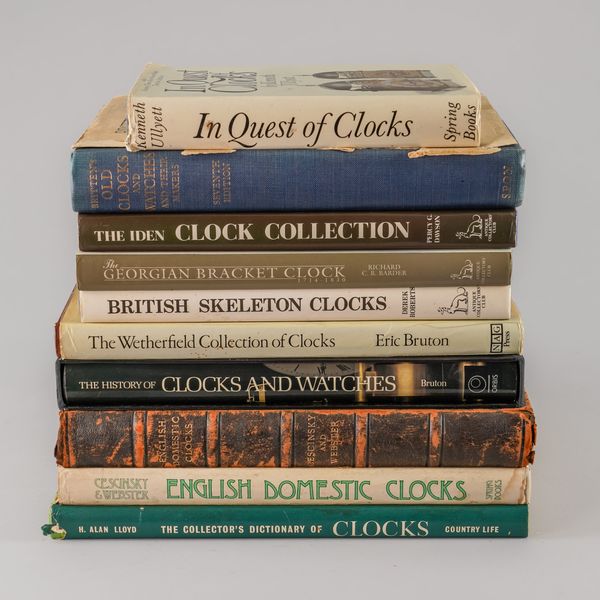 HOROLOGY A GROUP OF TEN BOOKS 2fb0317