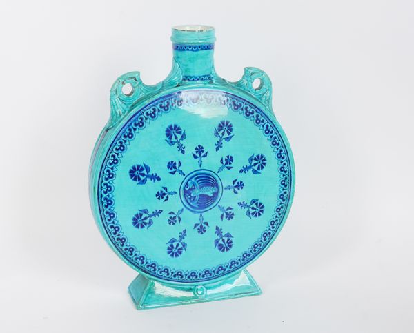 A LARGE MINTON TURQUOISE GROUND 2fb02e0