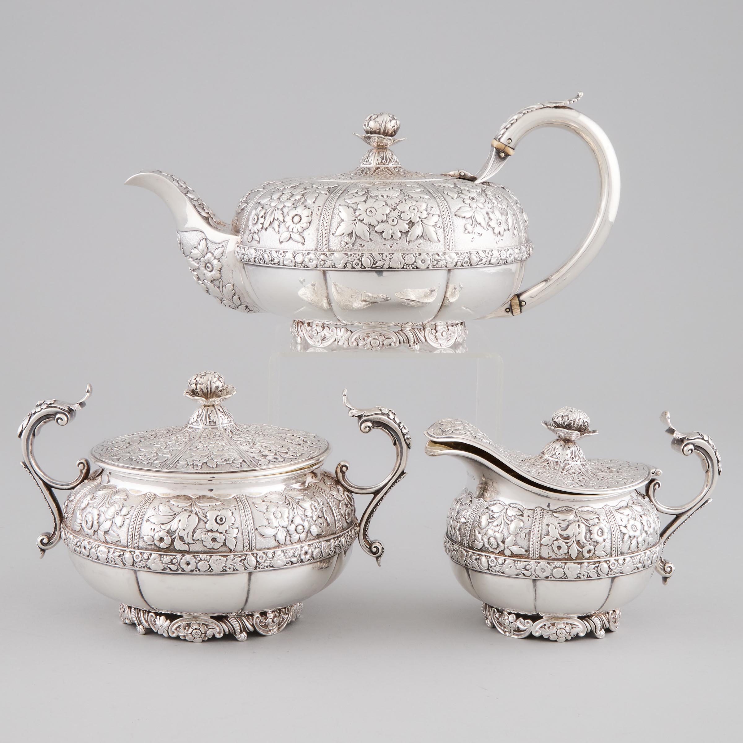 George IV Silver Tea Service Robert 2fb03bb