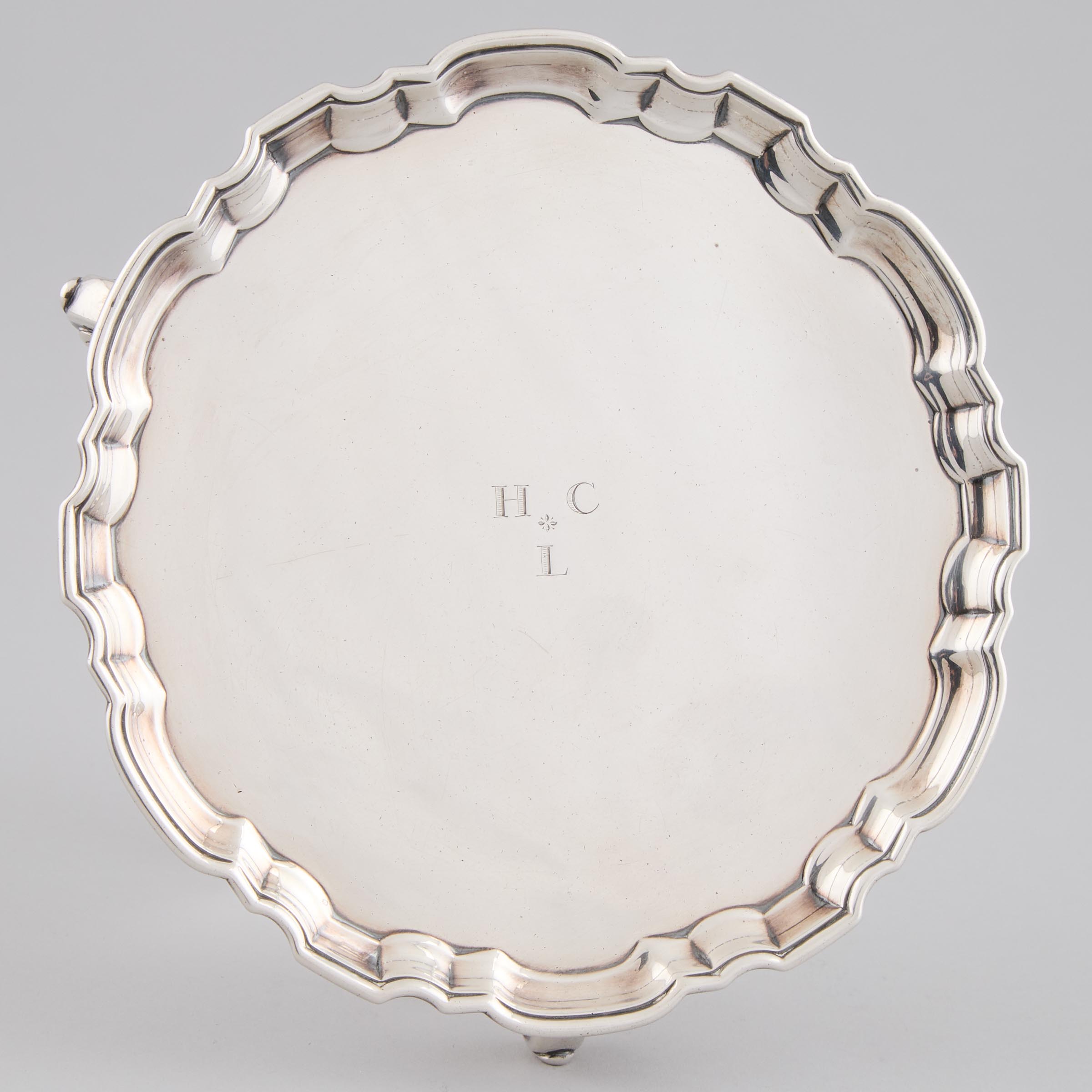 American Silver Small Salver, Tiffany