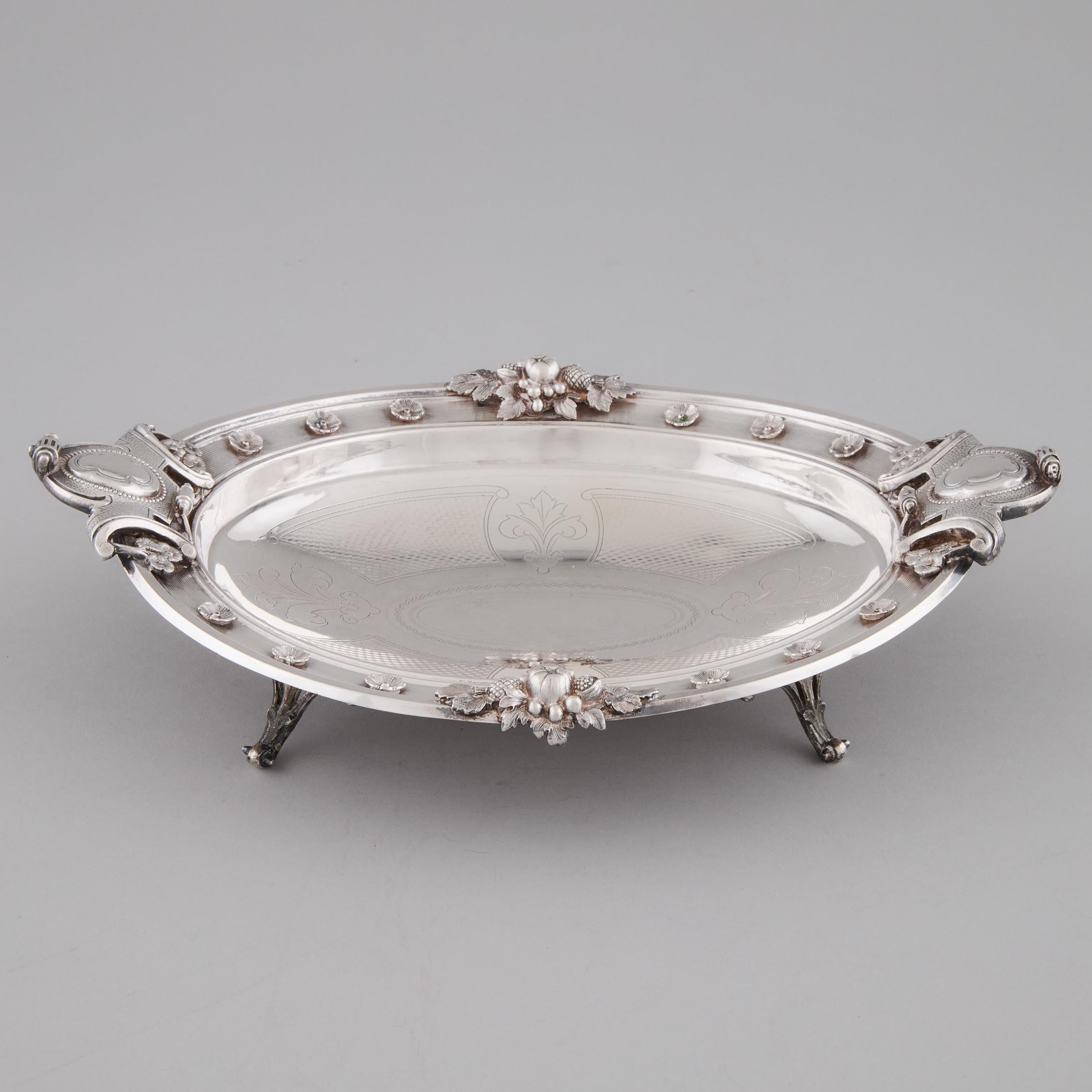 German Silver Oval Centrepiece  2fb0458