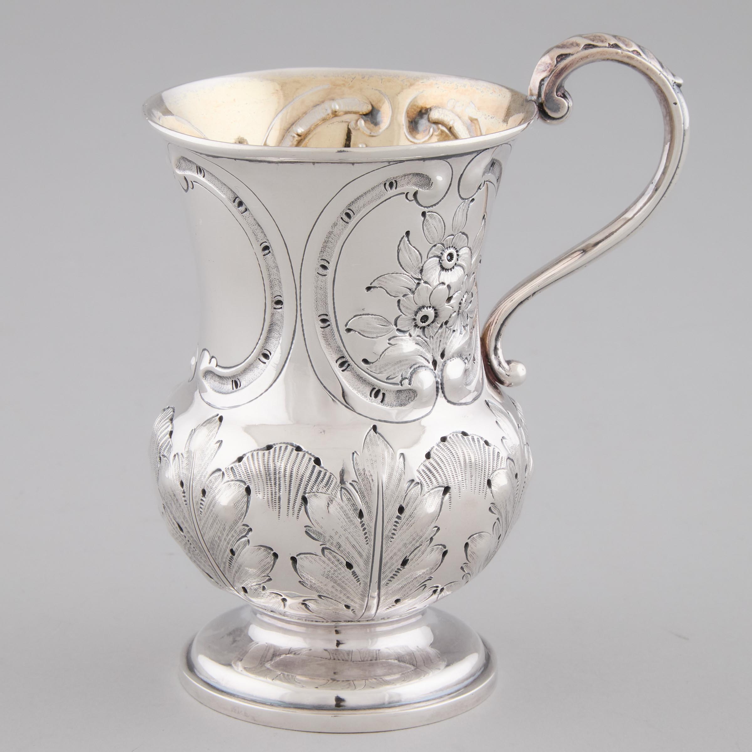 Canadian Silver Thistle Shaped Mug,