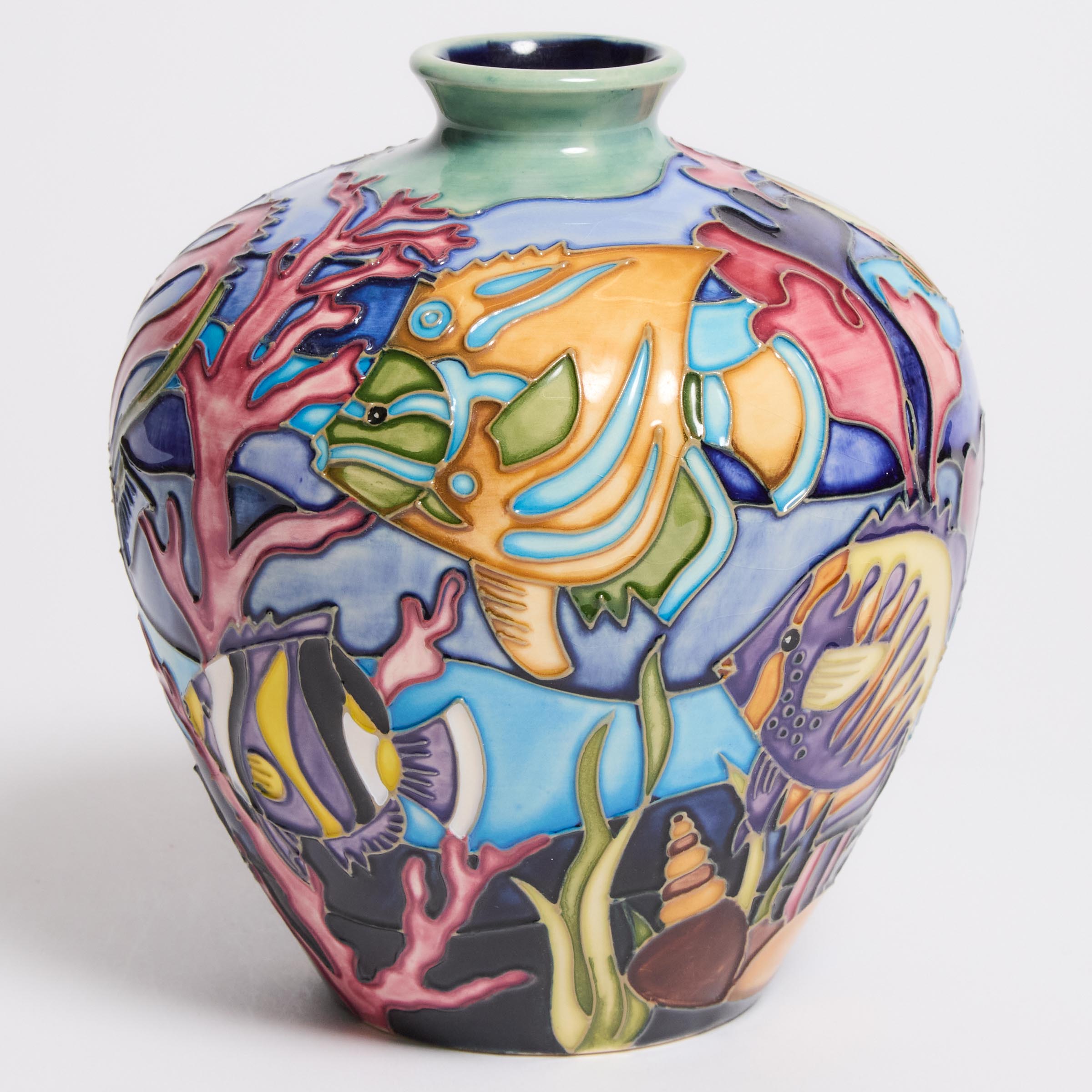 Moorcroft Martinique Vase, Jeanne