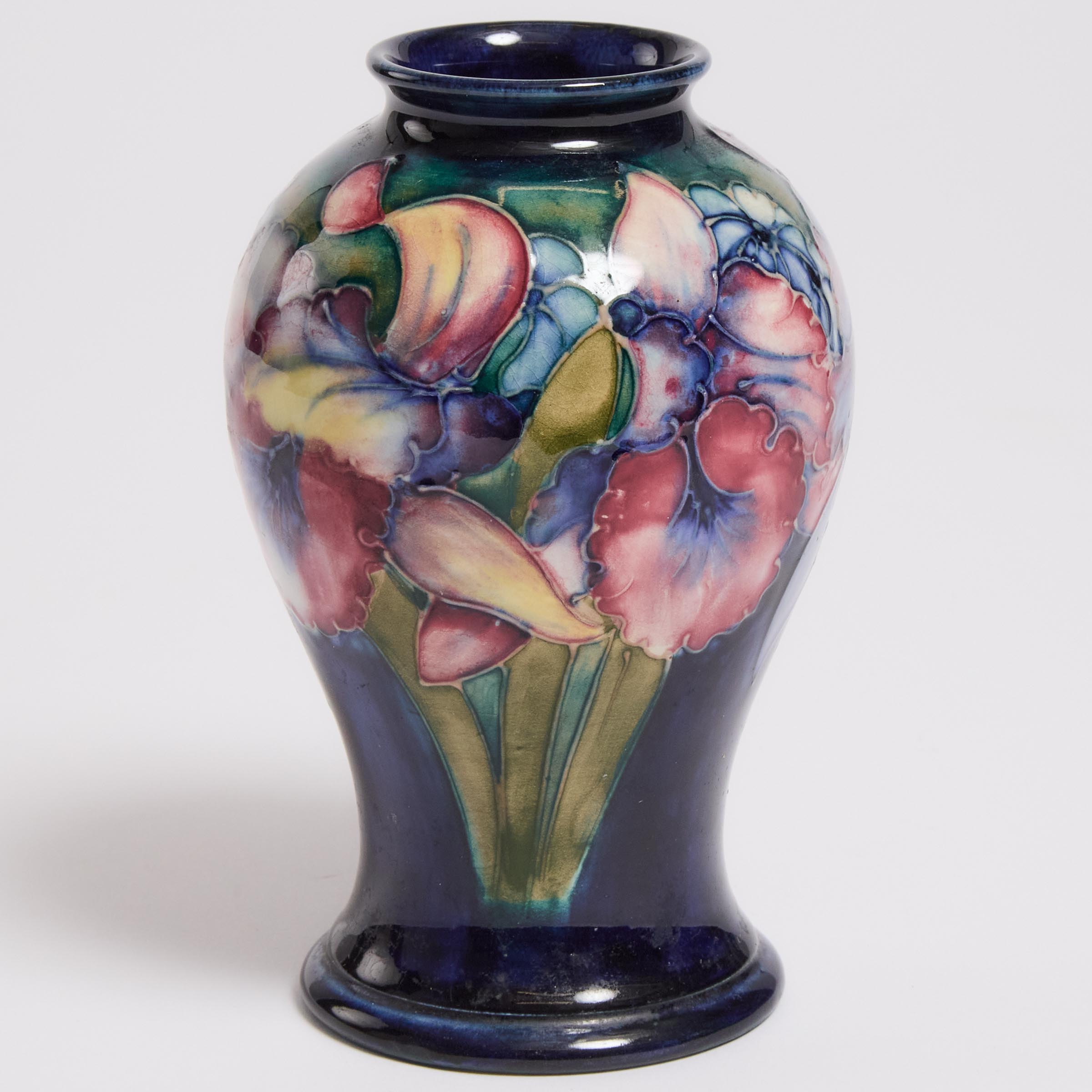 Moorcroft Orchids Vase c 1950 2fb0511