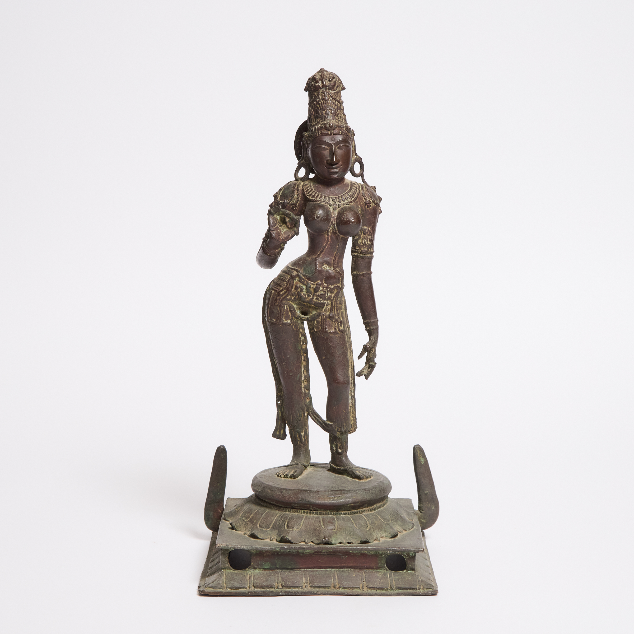 A Large Bronze Figure of Parvati  2fb0582