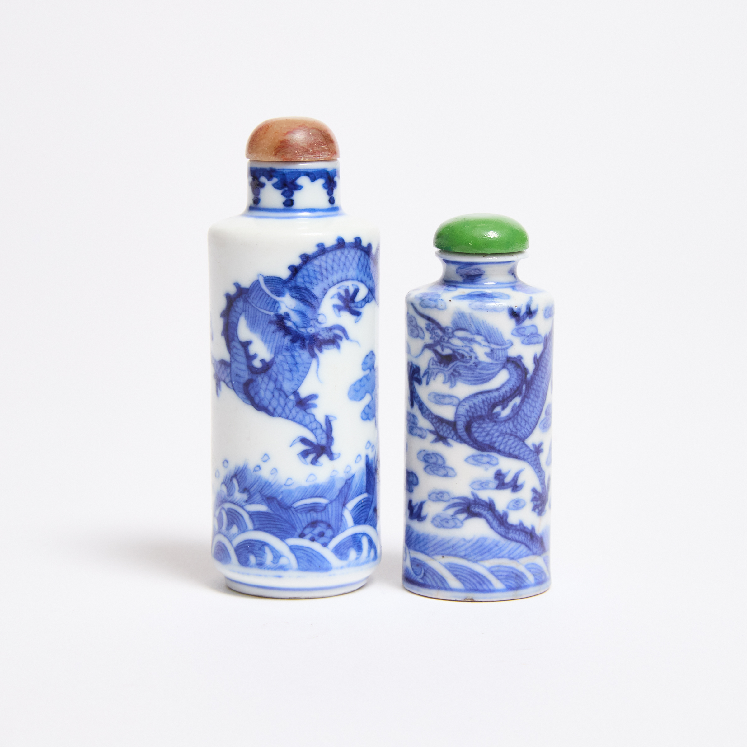 Two Blue and White Porcelain Dragon  2fb0596