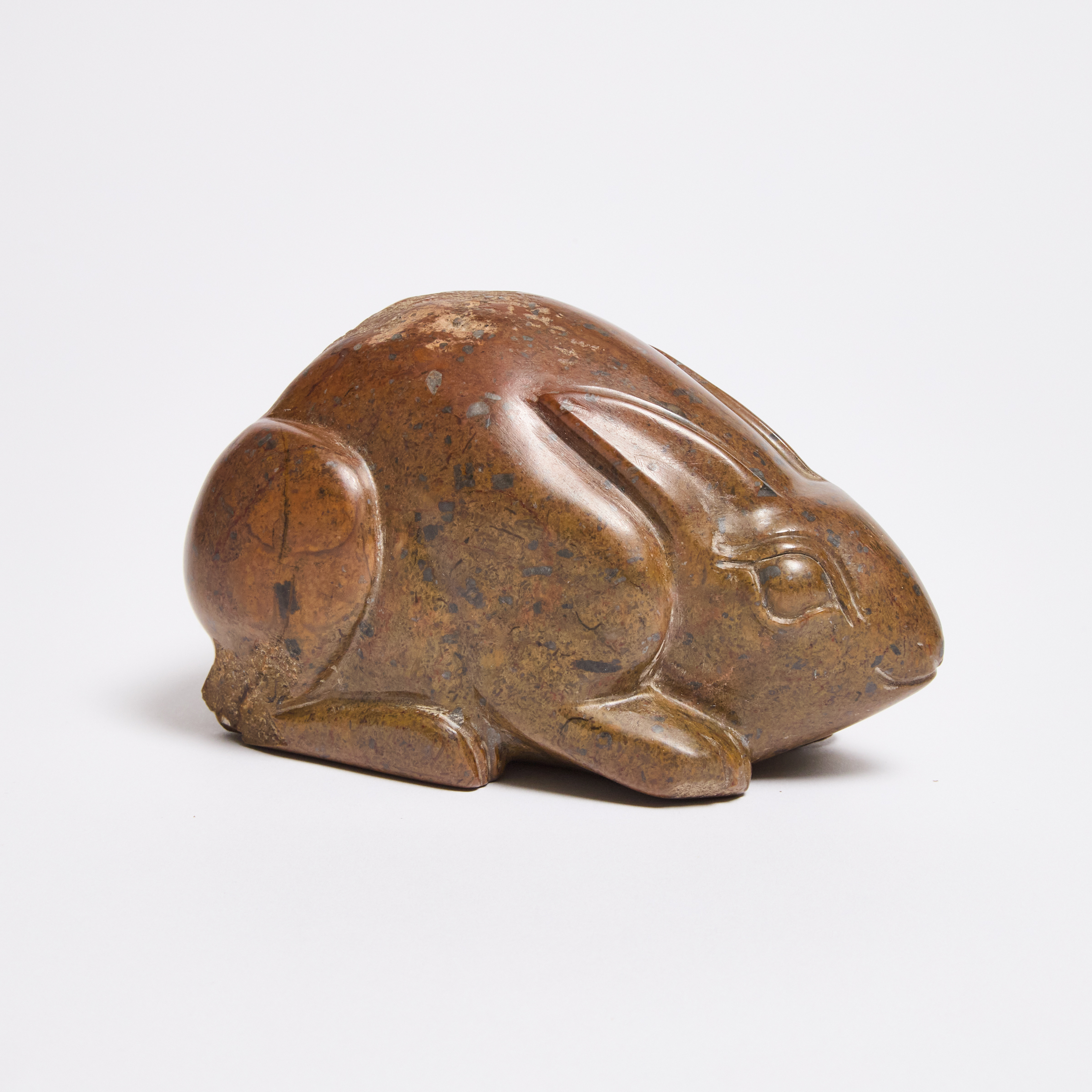 A Puddingstone Figure of a Rabbit  2fb05da