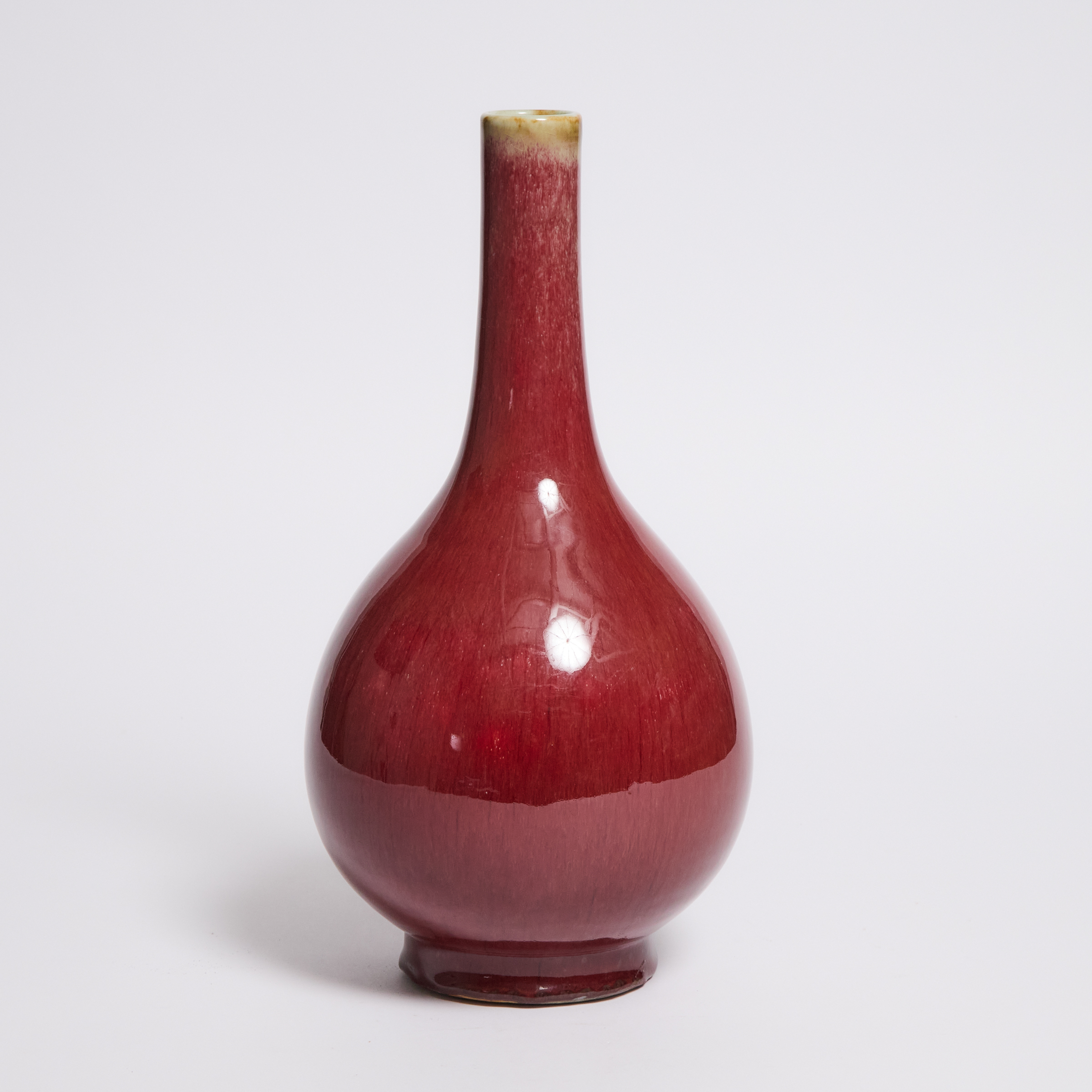 A Large Flamb Glazed Bottle Vase  2fb05ee