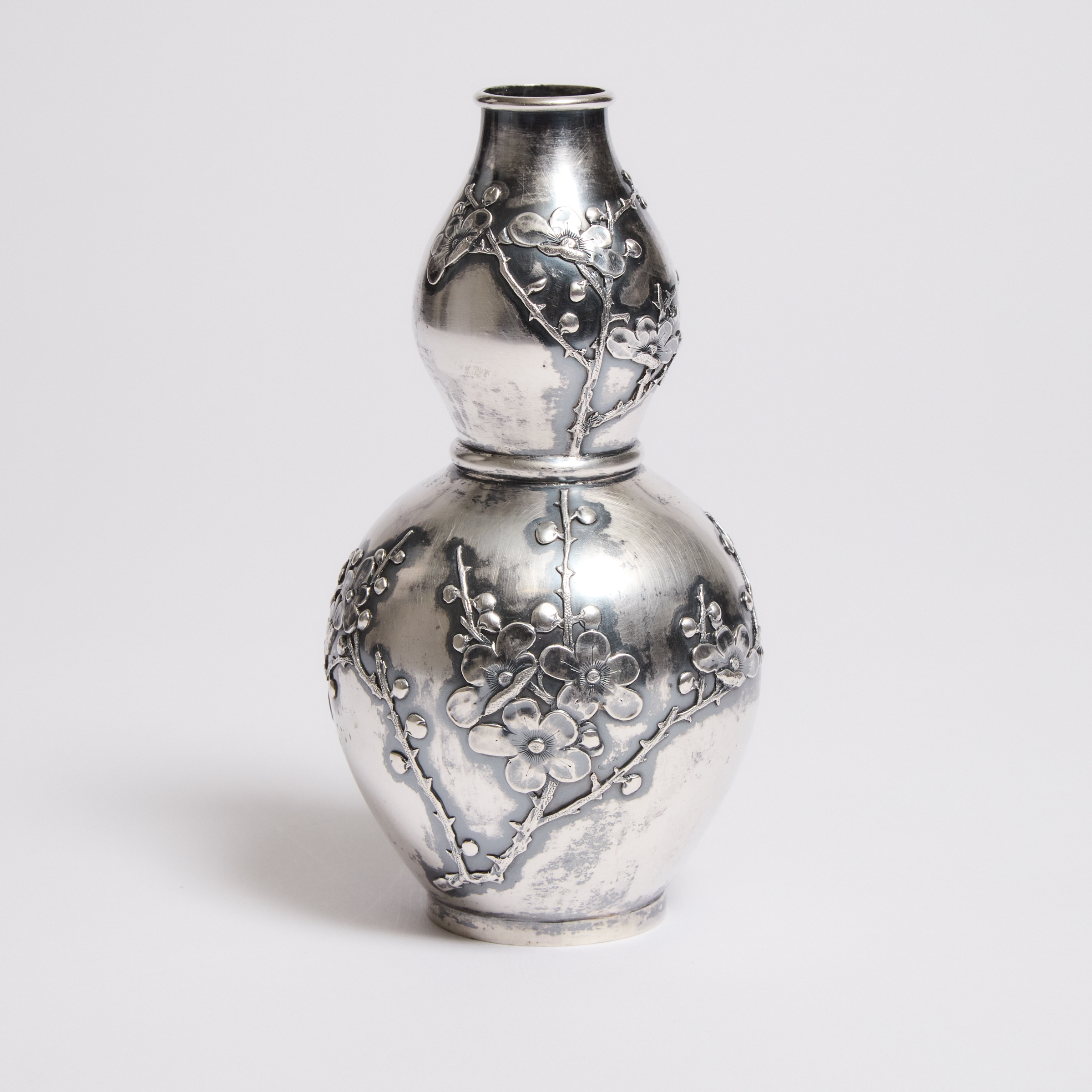 A Chinese Export Silver Double Gourd 2fb05fa