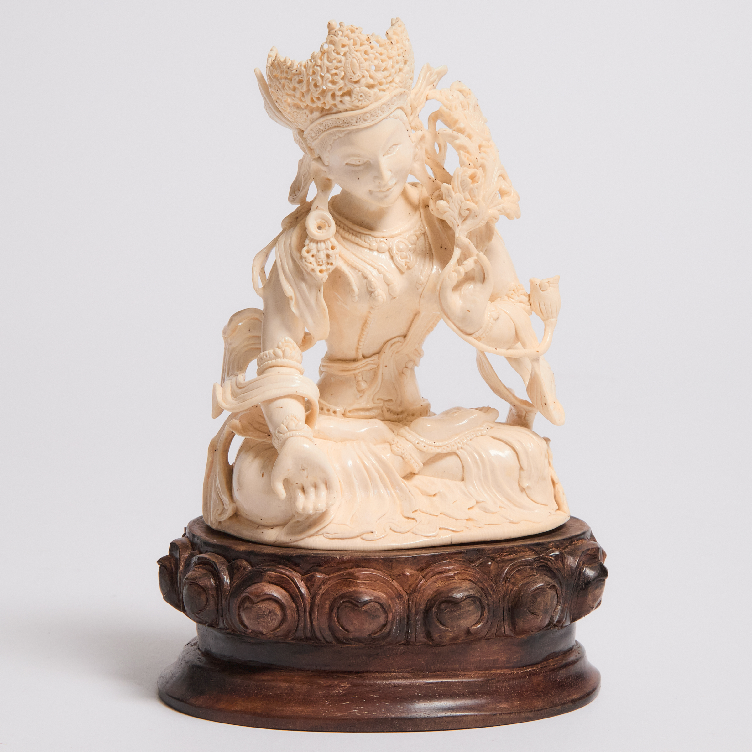 An Ivory Figure of Tara Republican 2fb0676