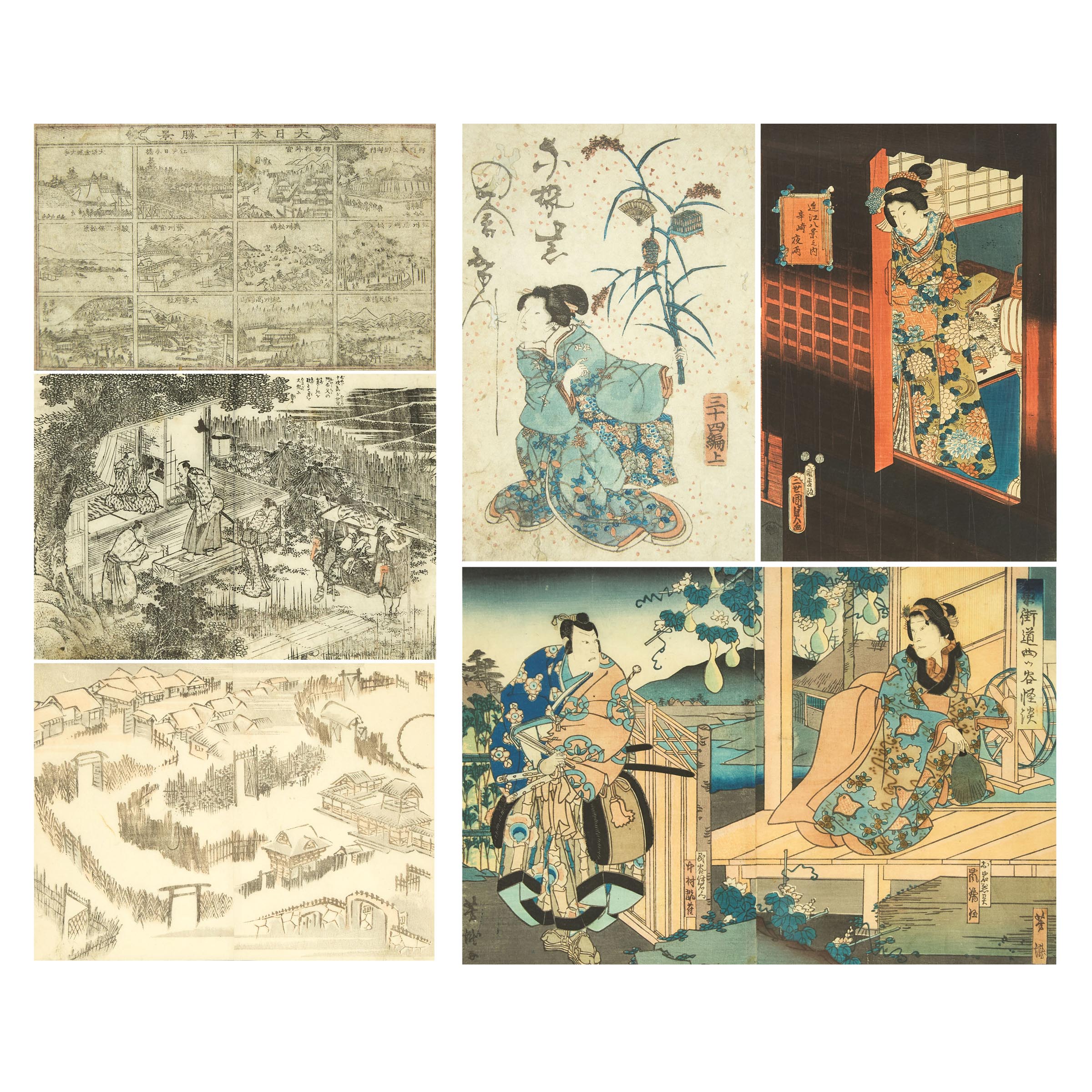 Hokusai and Shuntosai Schools, Utagawa