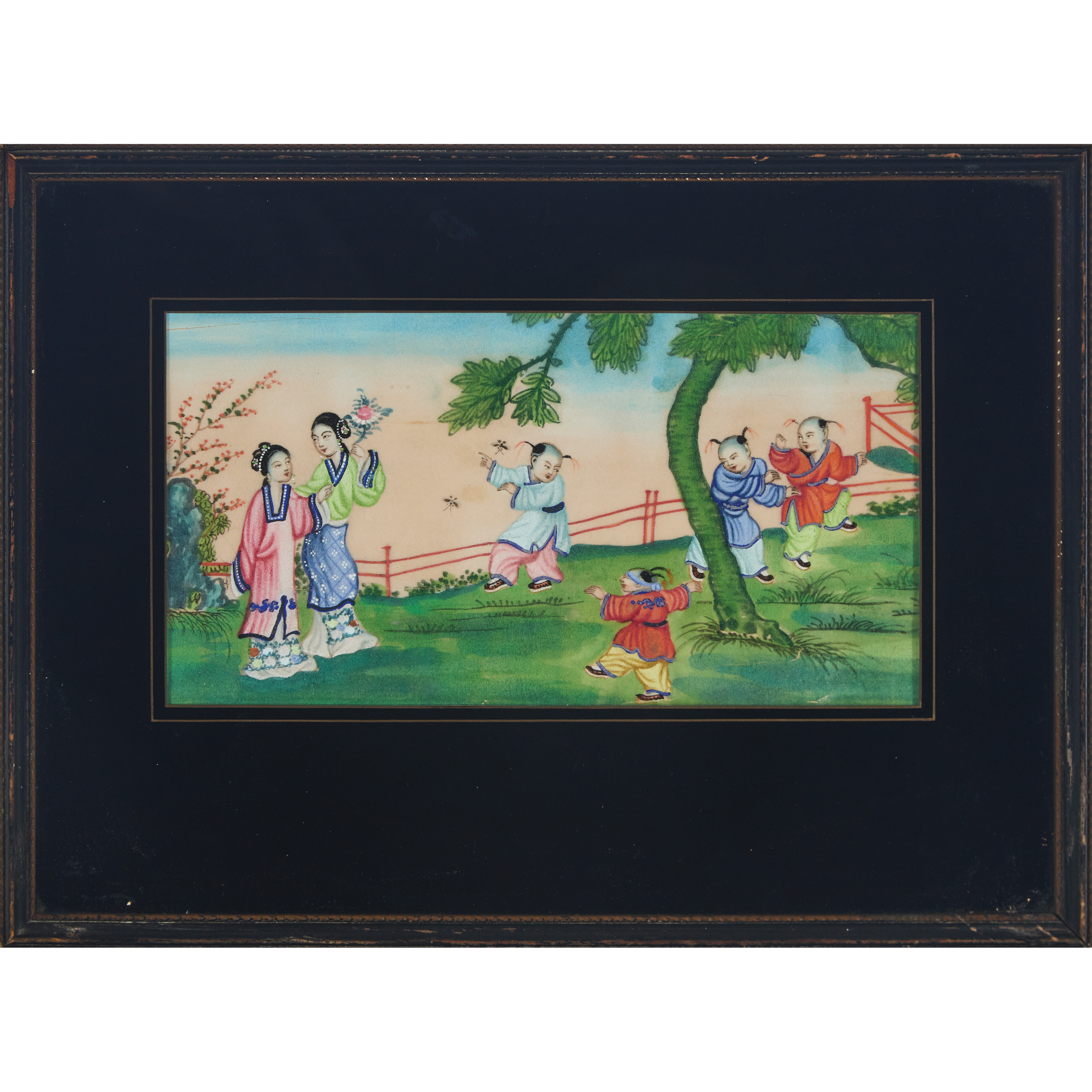 A Chinese Pith Painting of Ladies 2fb070f