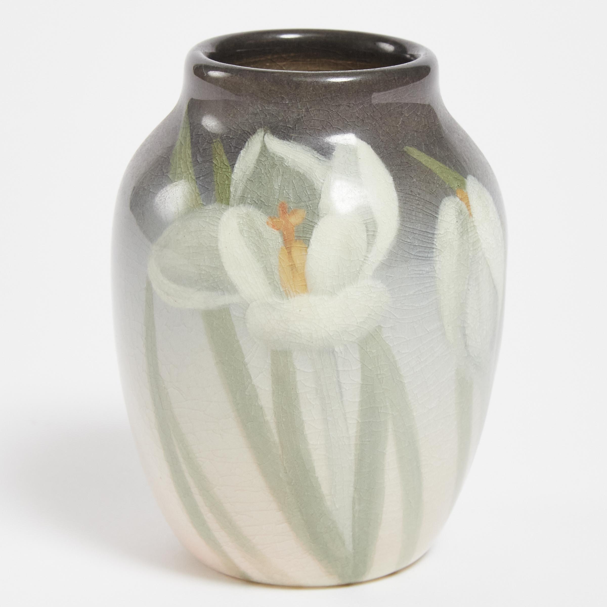 Rookwood Iris Glazed Crocus Vase, Clara