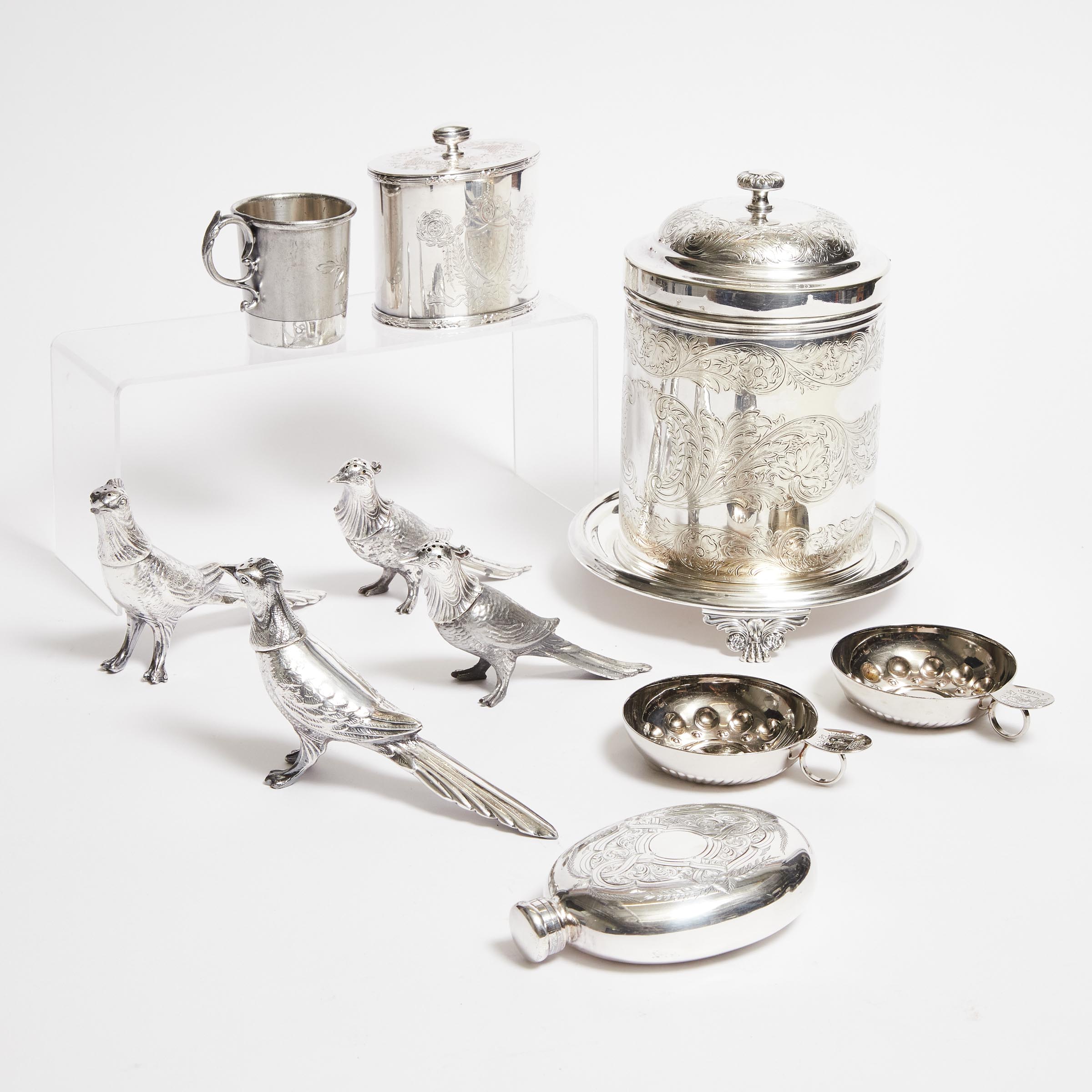 Group of Mostly English Silver Plated